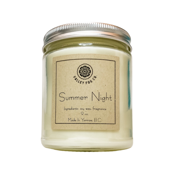 Summer Night Soy Candle Just Peachy Sugaring Salon Chilliwack