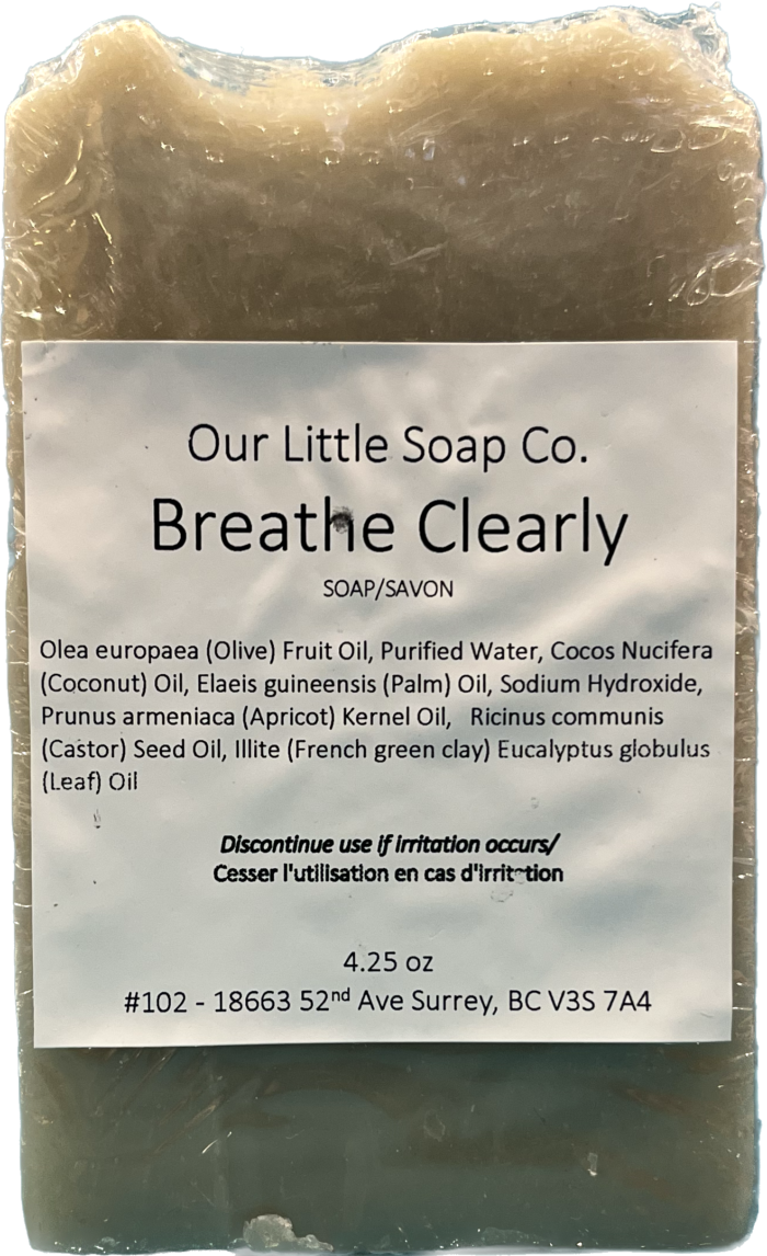 Breathe Clearly Soap Just Peachy Salon Chilliwack
