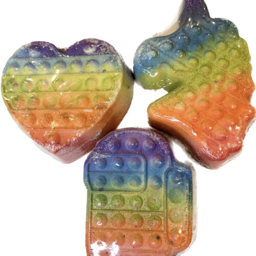 rainbow posits bath bomb